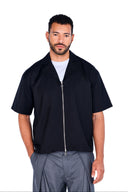 Gabardine Zipper Shirt