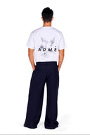 Single Pleat Tailored Pants