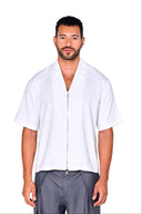 Suede Zipper Shirt