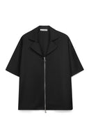 Gabardine Zipper Shirt